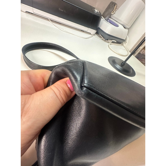 Women's Coach Black Leather Shoulder Bag One Size - Picture 5 of 10